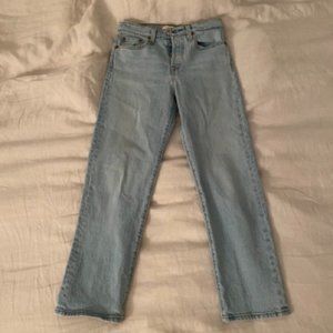 Levi Wedgie Straight Jeans Size 25